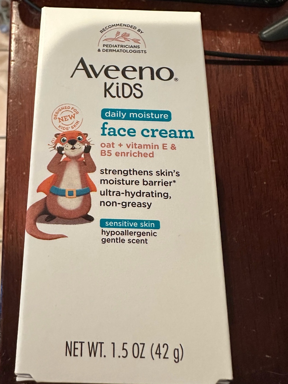 Aveeno Kids Daily Moisture Face Cream - White